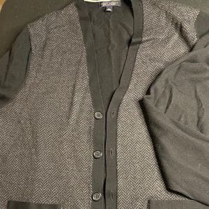 Banana Republic Men’s XL fie merino wool cardigan